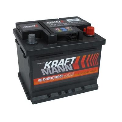 Kraftmann 545350044 akkumultor, 12V 45Ah 440A J+ EU, alacsony